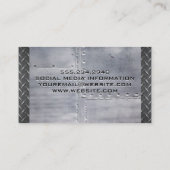 Metall-Smith-Schneiden | Welder Rivets Steel Visitenkarte (Rückseite)