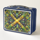 Metall-Stainless-Lunchbox mit jamaikanischen Farbe Metall Brotdose (Vorderseite)