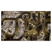 Metall Steampunk Stoff (Fat Quarter (45,7 x 55,9 cm))