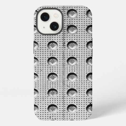 Metall-Straßenplatte iPhone Hülle (Rückseite)