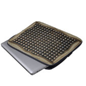 Metall-Studsen-Muster Laptopschutzhülle (Vorne Knopf)