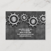 Metall übersetzt Visitenkarte (Rückseite)