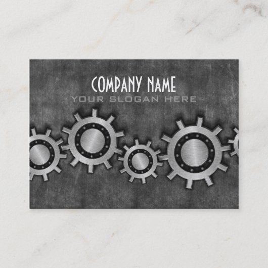 Metall übersetzt Visitenkarte (Vorderseite)