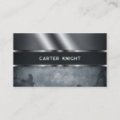 Metall und Beton Moderne Industrie Visitenkarte (Vorderseite)
