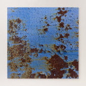 Metall- und Blaulacktextur. Puzzle (Horizontal)