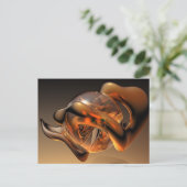 Metall und Glas Postkarte (Stehend Vorderseite)