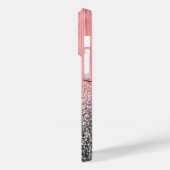 Metall und Glitzer Case-Mate iPhone Hülle (Rückseite / Links)