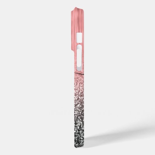 Metall und Glitzer Case-Mate iPhone Hülle (Rückseite / Links)