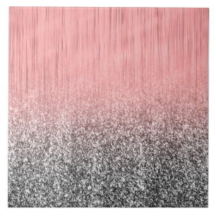 Metall und Glitzer Fliese