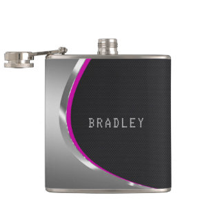 Metall und Perforiert Flachmann