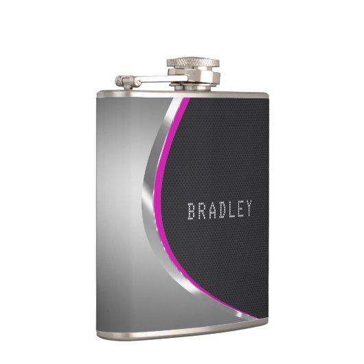 Metall und Perforiert Flachmann (Rechts)