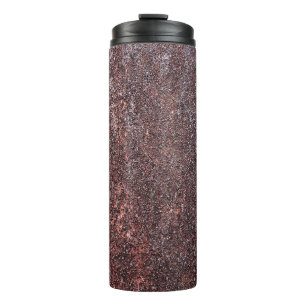 Metall-Vintage-Textur mit Kratzern und Rissen Thermosbecher