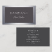 Metall Visitenkarte (Vorne/Hinten)