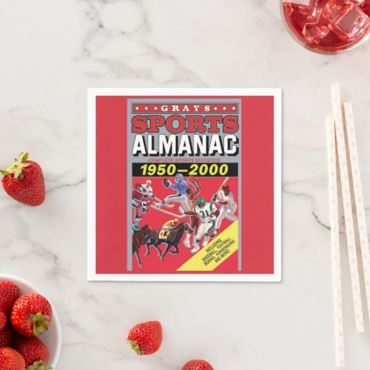 Metall-Wandkunst Sport-Almanach Serviette (Beispiel)