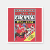 Metall-Wandkunst Sport-Almanach Serviette (Vorderseite)