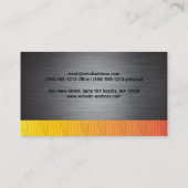 Metall | Weave Pattern Trial Visitenkarte (Rückseite)