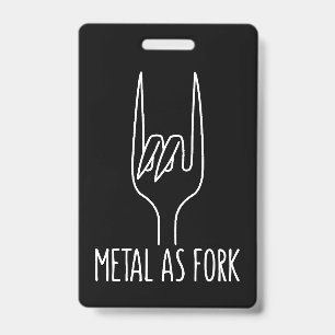 Metall wie Gabel Lustiger Rock On Küchendesign Ausweis