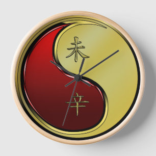 Metall Ziege Uhr