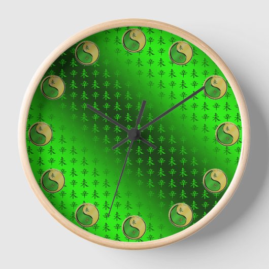 Metall Ziege Uhr (Vorderseite)