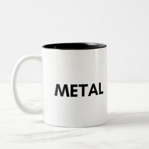 Metall Zweifarbige Tasse