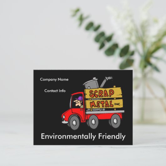 Metallabscheider Postkarte (Stehend Vorderseite)