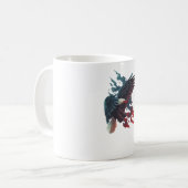 Metalladler Kaffeetasse (Vorderseite Links)