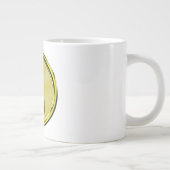 Metallaffe Jumbo-Tasse (Rechts)