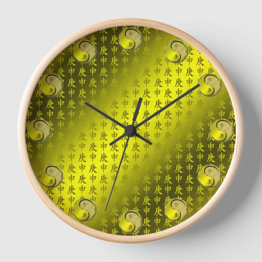 Metallaffe Uhr (Vorderseite)