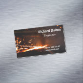 Metallarbeiten Magnetische Visitenkarte (Beispiel)