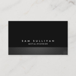 Metallarbeiter Metallgitter Texturhandelsfertigkei Visitenkarte