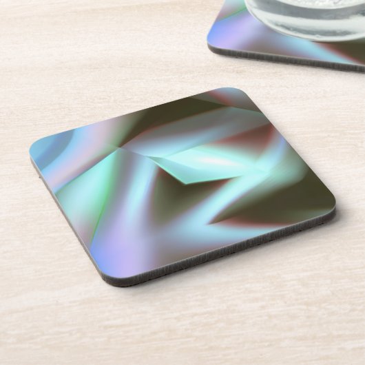 Metallaussehen Getränkeuntersetzer (Linke Seite)