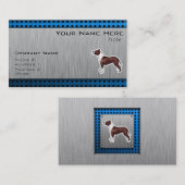 Metallaussehen Pitbull Visitenkarte (Vorne/Hinten)