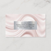 Metallbanner | Seidendrapery Visitenkarte (Rückseite)