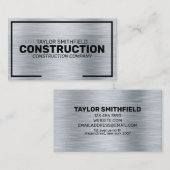 METALLBAU BERUFLICH GEOMETRISCHE VISITENKARTE (Vorne/Hinten)