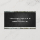 Metallbauingenieur - Visitenkarte für schwere Kett (Rückseite)