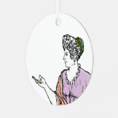 Metallbaumdekoration Ornament Aus Metall (Vorderseite links)