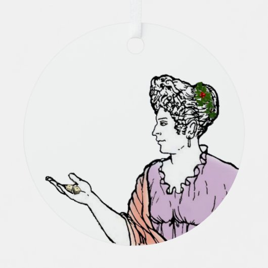 Metallbaumdekoration Ornament Aus Metall (Vorderseite)