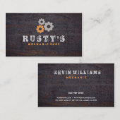 Metallbearbeitungsgeschäft Visitenkarte (Vorne/Hinten)