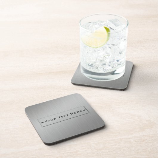 Metallblick-Gewohnheits-Untersetzer Untersetzer (Rechte Seite)