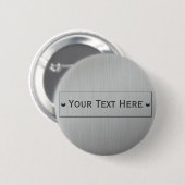 Metallblick-Gewohnheitsknopf Button (Vorne & Hinten)