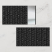 Metallblick-Kohlenstoff-Faser-Visitenkarten Visitenkarte (Vorne/Hinten)