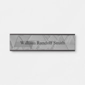 Metallblick-Kunst-hängende Türschild (Vorderseite )