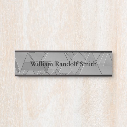 Metallblick-Kunst-hängende Türschild (Vorderseite )