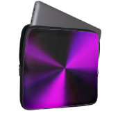 Metallblick-Laptopabdeckung in Lila u. in Laptopschutzhülle (Vorne Rechts)