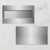 Metallblick-Nummernschild-Visitenkarten Visitenkarte (Vorne/Hinten)