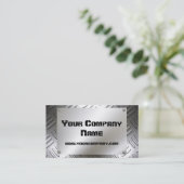 Metallblick-Platte mit Schrauben-Visitenkarten Visitenkarte (Stehend Vorderseite)