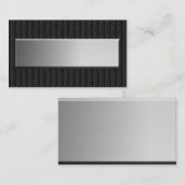 Metallblick-Visitenkarten Visitenkarte (Vorne/Hinten)