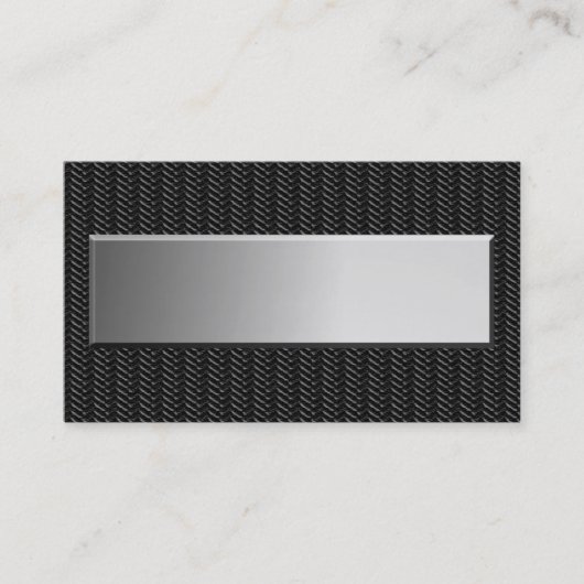 Metallblick-Visitenkarten Visitenkarte (Vorderseite)