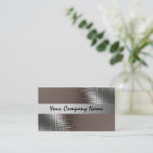 Metallblick-Visitenkarten Visitenkarte (Stehend Vorderseite)