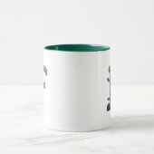MetallBlumen-Monogramm F Tasse (Zentrum)